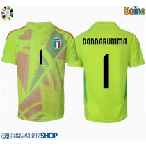 Maglie da calcio Italia Gianluigi Donnarumma #1 Portiere Prima Maglia Europei 2024 Manica Corta